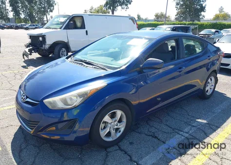 2015 Hyundai Elantra Se из США, поврежденный, VIN 5NPDH4AE1FH644341